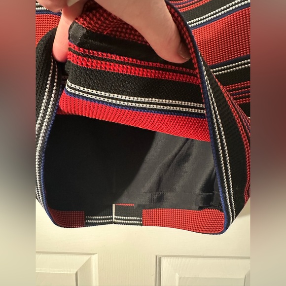 WORTH 2 Career Workwear Patriotic Nautical Navy Flame Red Marlin Pencil Skirt - Picture 6 of 14